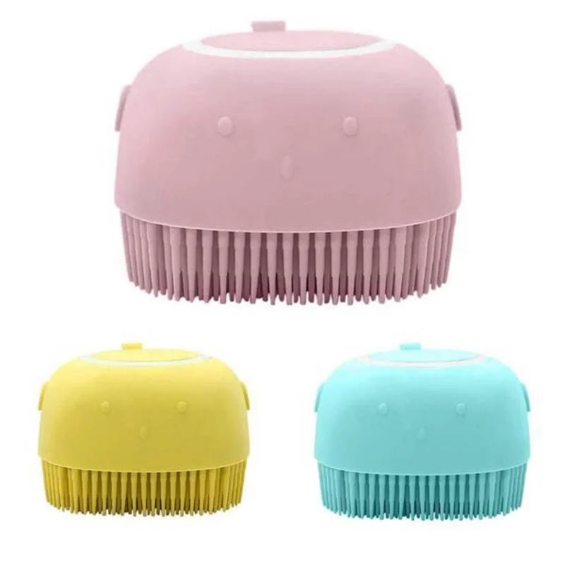 Pet Grooming &amp; Cleaning Silicone Brush
