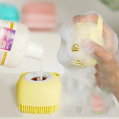 Silicone Pet Bath &amp; Massage Brush