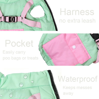 Warm Waterproof Dog Jacket