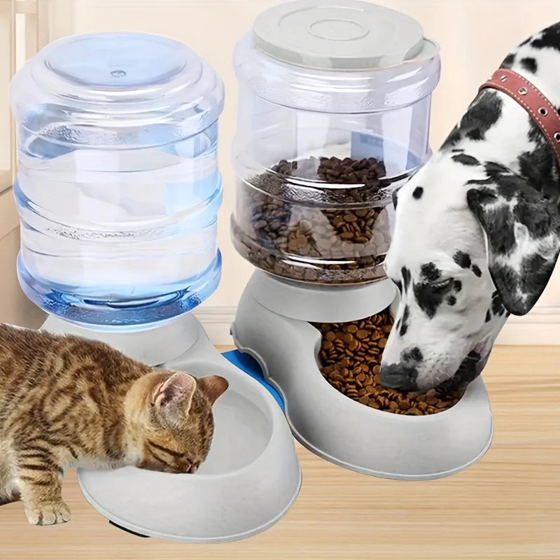 Large-Capacity Automatic Pet Feeder &amp; Waterer