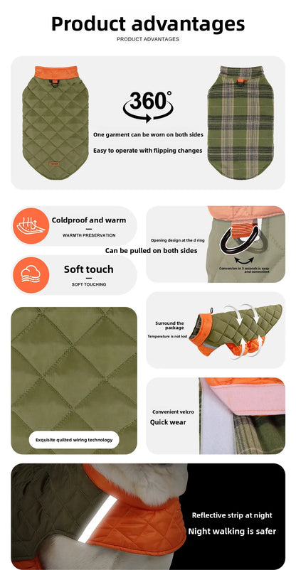 Warm Waterproof Dog Jacket