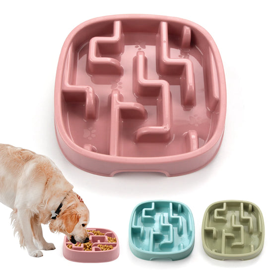 Slow Feeder Dog  Bowl  Anti-Choking