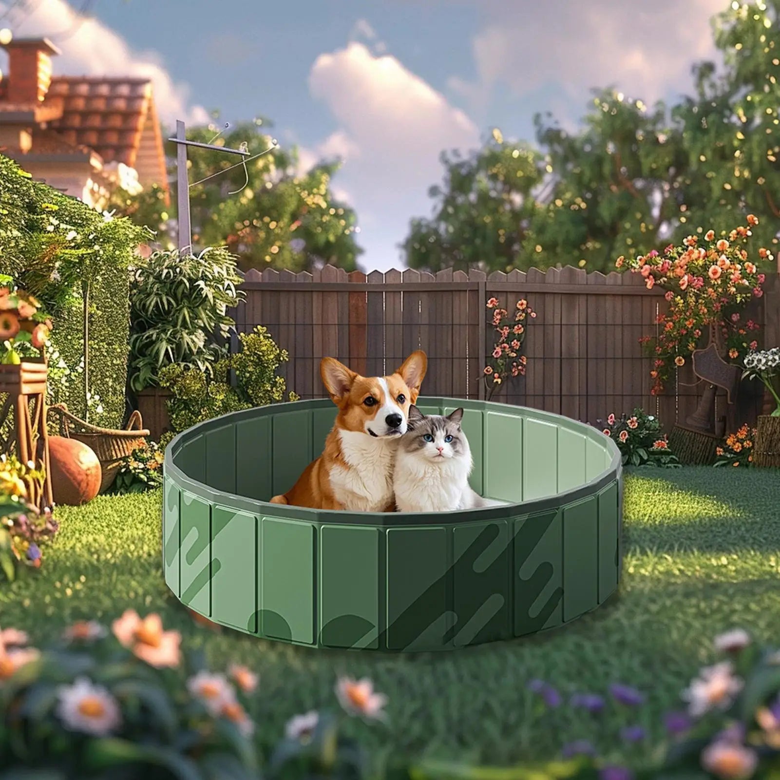 Portable Foldable Pet Pool