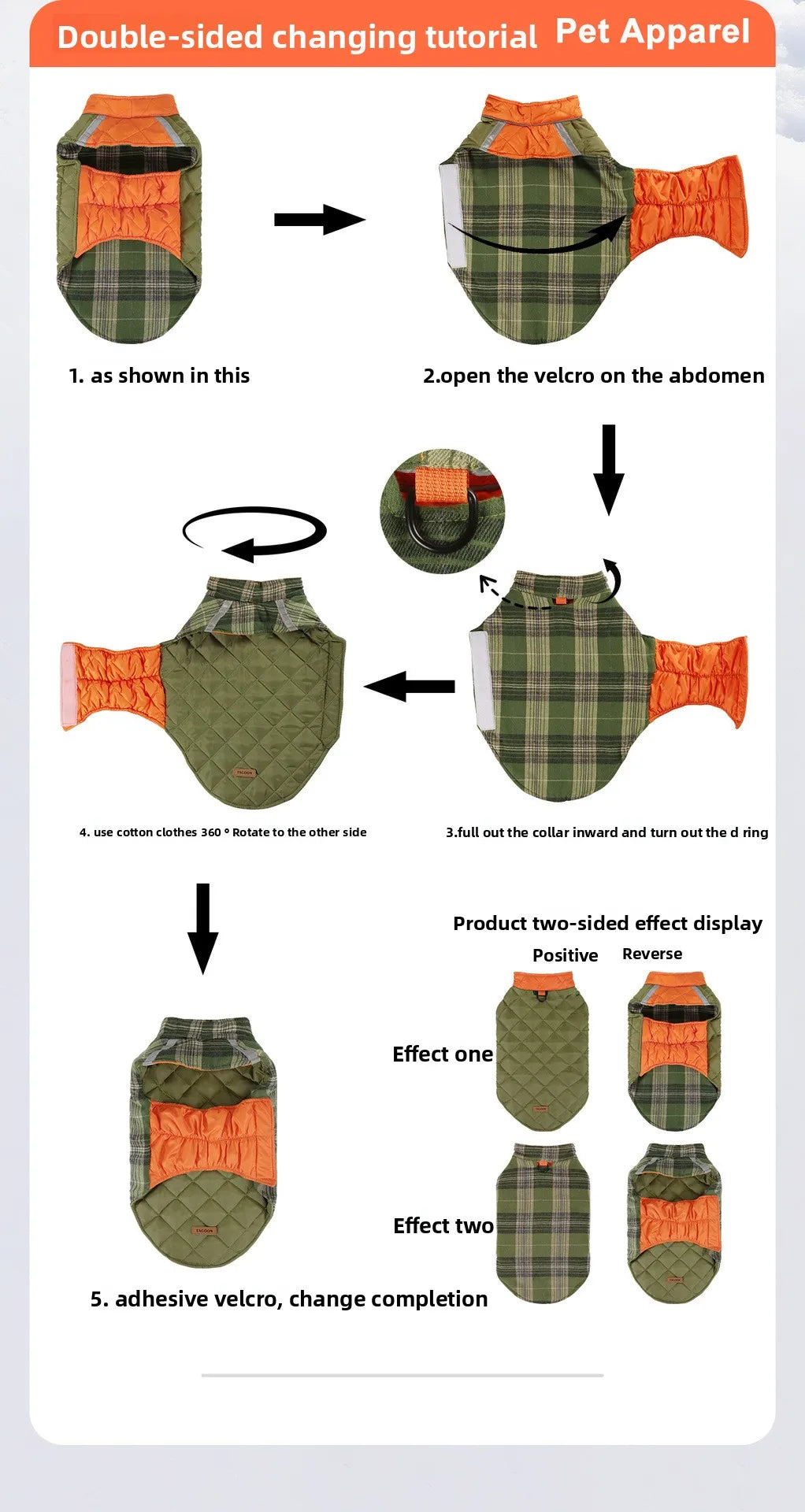 Warm Waterproof Dog Jacket