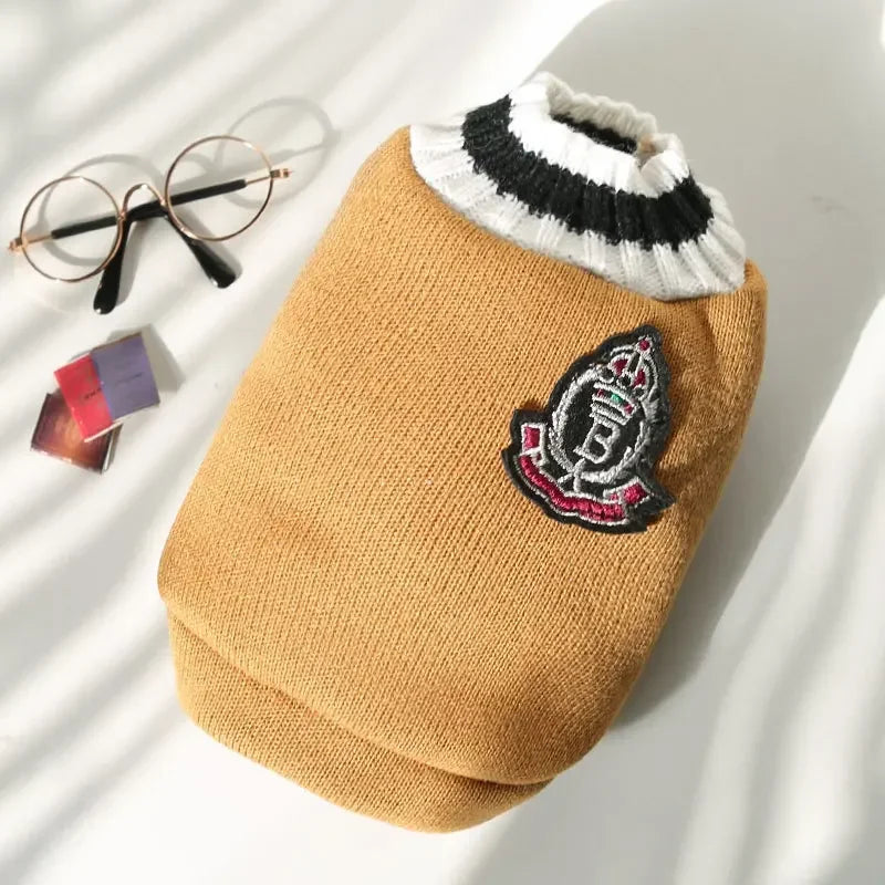 Warm Knitted Dog Sweater