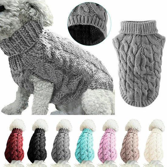 Fashion Knitted Solid Warm Clothing