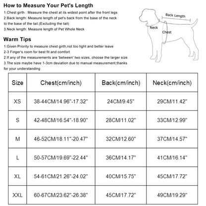 Waterproof Winter Dog Coat