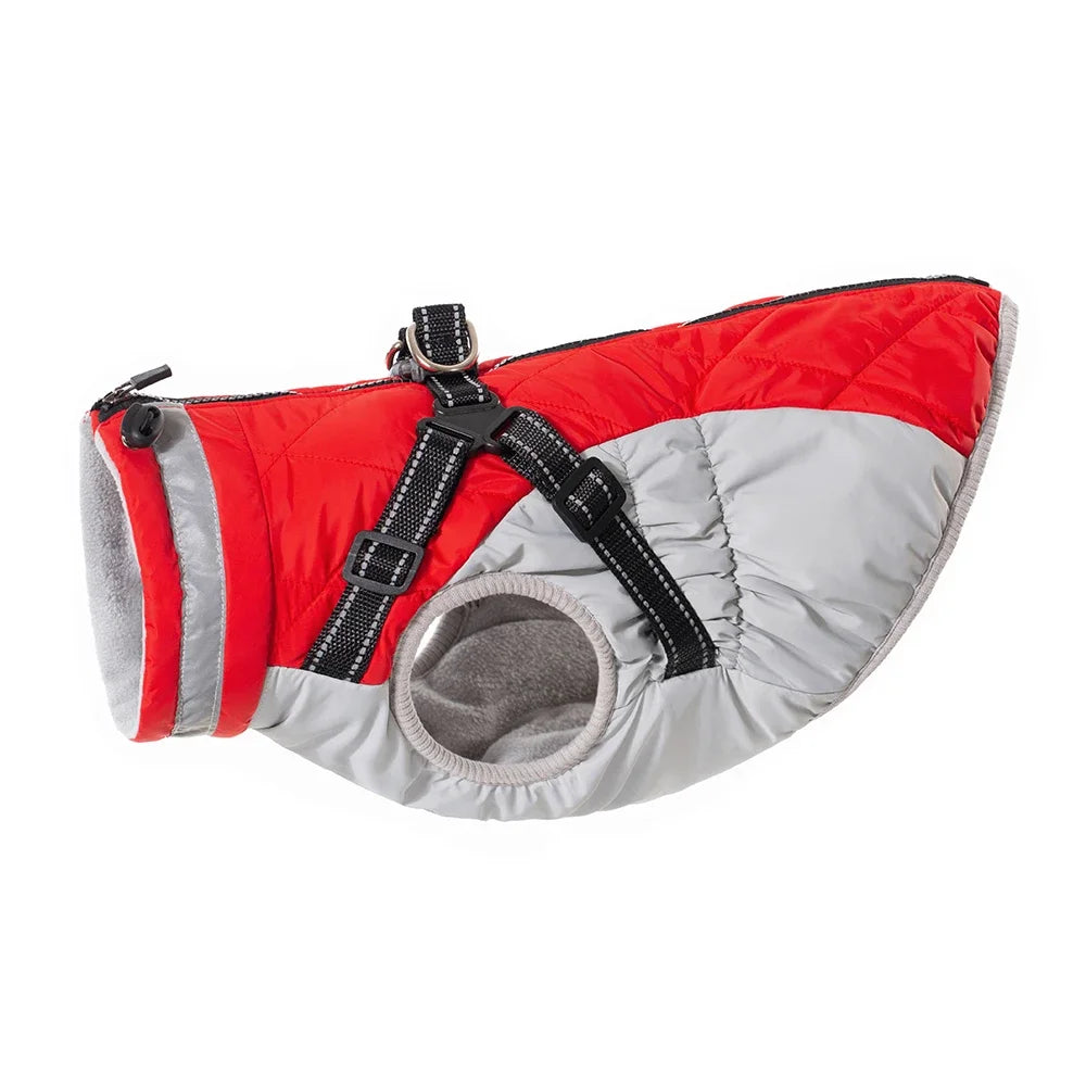 Dog Winter Coat with Harness