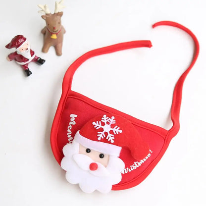 Christmas Pet Outfit with Hat &amp; Bib