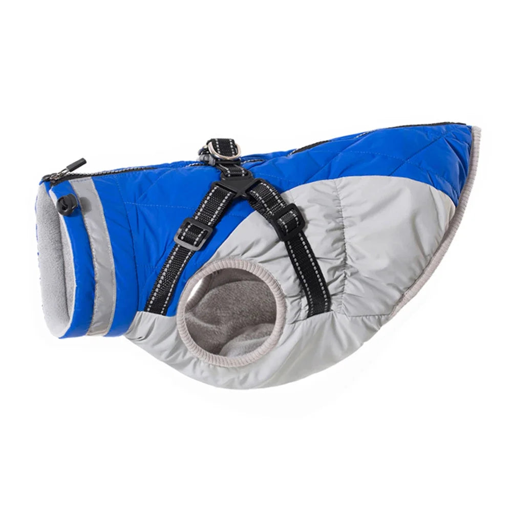 Dog Winter Coat with Harness