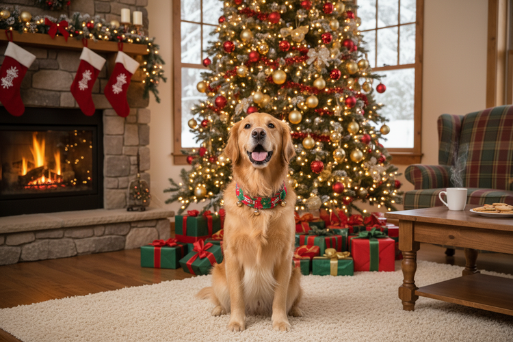 Golden Retriever Christmas